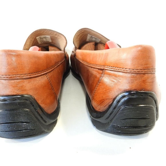 Ecco Size 12 M Brown Moc Toe Loafer Mens B6 C3 main image 7